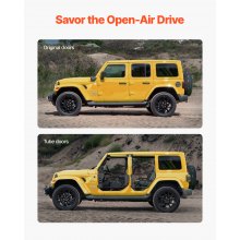 4-Door Jeep Tube Doors Jeep Tubular Door for 2007-2018 Jeep Wrangler JK