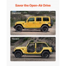 4-Door Jeep Tube Doors Jeep Tubular Door for 2007-2018 Jeep Wrangler JK