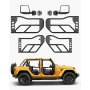 VEVOR 4-Door Jeep Tube Doors Jeep Tubular Door for 2018-2024 Jeep Wrangler JL