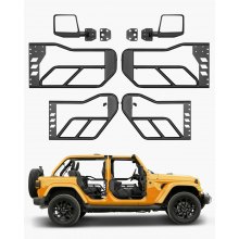 4-Door Jeep Tube Doors Jeep Tubular Door for 2018-2024 Jeep Wrangler JL