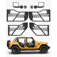 VEVOR 4-Door Jeep Tube Doors Jeep Tubular Door for 2018-2024 Jeep Wrangler JL