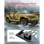 VEVOR Jeep Tube Doors, 4-Door, Hunting Style Jeep Tubular Door with Heavy-Duty Hinges & OE Latch, Jeep Doors with Rubber Pads, Fit for 2018-2024 Jeep Wrangler JL & 2020-2024 Jeep Gladiator JT