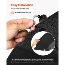 VEVOR Inner Fender Liner, Rear Fender Liner Compatible with 2007-2018 Jeeps JK/JKU 2/4 Doors, Steel Mud Guards Bolt-on Style Fenders Flare, Wheel Well Cover Fenders Flare Liners, Scratch-Resistant