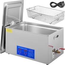 VEVOR 30L Ultrasonic Cleaner Machine Stainless Steel Ultrasonic Cleaning Machine Digital Heater Timer Jewelry Cleaning for Commercial Personal Home Use(30L)
