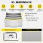 VEVOR ultrasonic cleaner protective layers and features, including noise reduction lid.