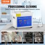 Μηχάνημα καθαρισμού υπερήχων VEVOR 3L Μηχάνημα καθαρισμού υπερήχων από ανοξείδωτο χάλυβα Ψηφιακός θερμαντήρας χρονοδιακόπτης Καθαρισμός κοσμημάτων για επαγγελματική προσωπική οικιακή χρήση (3L)