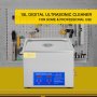Máquina de limpeza ultrassônica VEVOR 15L Máquina de limpeza ultrassônica de aço inoxidável Aquecedor digital temporizador limpeza de joias para uso doméstico pessoal comercial (15L)