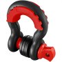 VEVOR 2 Pack 19 mm D Ring Shackle with 22.2 mm Screw Pin 28.5 Ton Break Strength