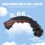 VEVOR Soft Shackle Synthetic Recovery Rope 2PCS 1.3x56 cm 20 Ton Break Strength
