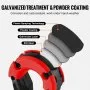 VEVOR 2 Pack 3/4" D Ring Shackle with 7/8" Screw Pin 66139 lbs Break Strength