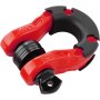 VEVOR D-Ring Shackle, 2 Pack 19.05 mm Alloy Steel Shackles 30 Ton Break Strength with 22 mm Screw Pin, Isolators & Washers Kit, Heavy Duty Off Road Vehicle Recovery Shackle for Jeep and Truck, Red