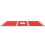 VEVOR Baseball Hitting Mat, 10x3.8 ft Batting Cage Mat, Batters Box Turf Mats, Softball Batting Practice Equipment with Home Plate and Anti Fade Turf, Portable Training Aid for Indoor Outdoor, Red