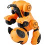 VEVOR Fjärrstyrd Robot Hundleksak, 2.4GHz RC Hund Programmerbar Smart Interaktiv Robot Husdjur För Barn Med Följfunktion, Pek- & Röststyrning, Sjungande Dansande RC Stuntleksak För Ålder 3+ Pojkar Flickor