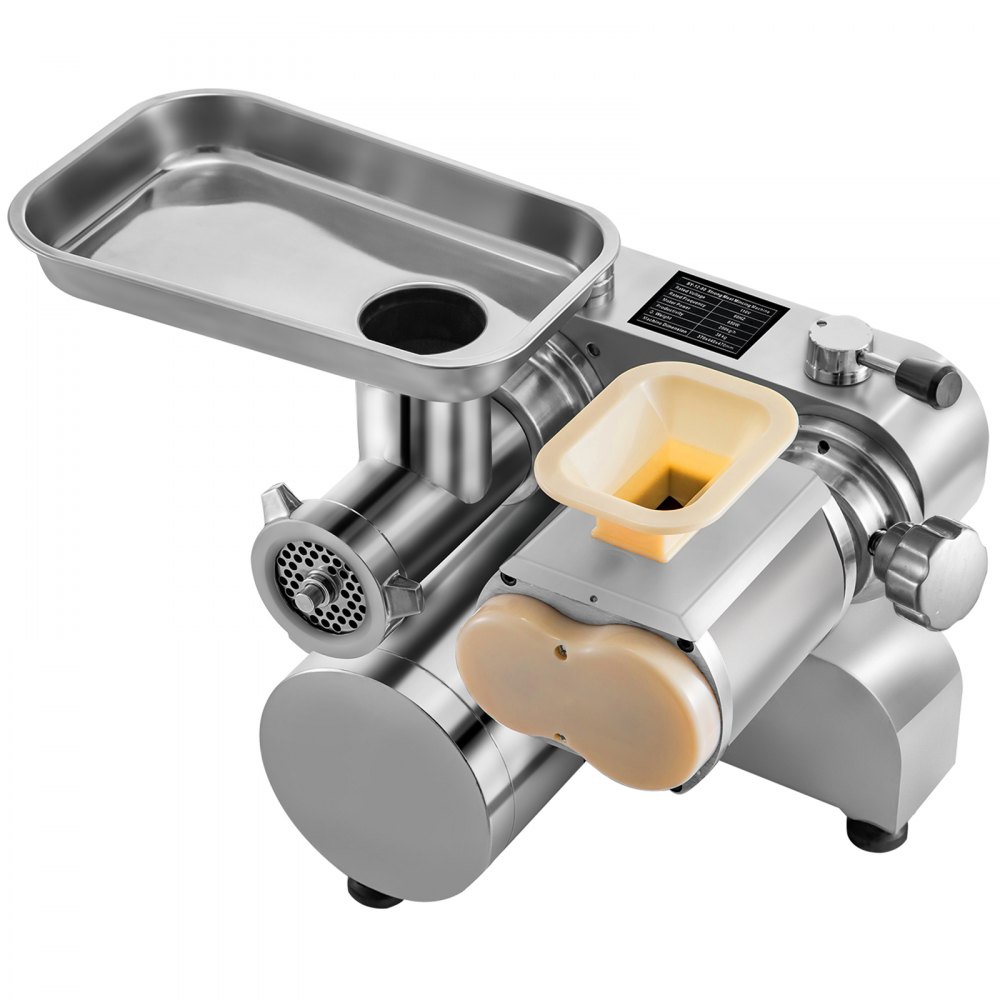 Commercial Electric Meat Grinder Slicer Mincer Cutter 160 kg/h Stainless Steel