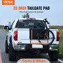VEVOR Tailgate Bike Pad, 840 mm Truck Tailgate Pad Carry 2 Mountain Bikes, Tailgate Protection Pad with Reflective Strips and Tool Pockets, Universal Tailgate Pad for Small-Size Pickup Trucks