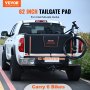 VEVOR Tailgate Bike Pad, 62" Truck Tailgate Pad Carry 6 Mountain Bikes, Upgraded Grooves Tailgate Protection Pad with Reflective Strips and Tool Pockets, with Camera Opening for Most Pickup Trucks