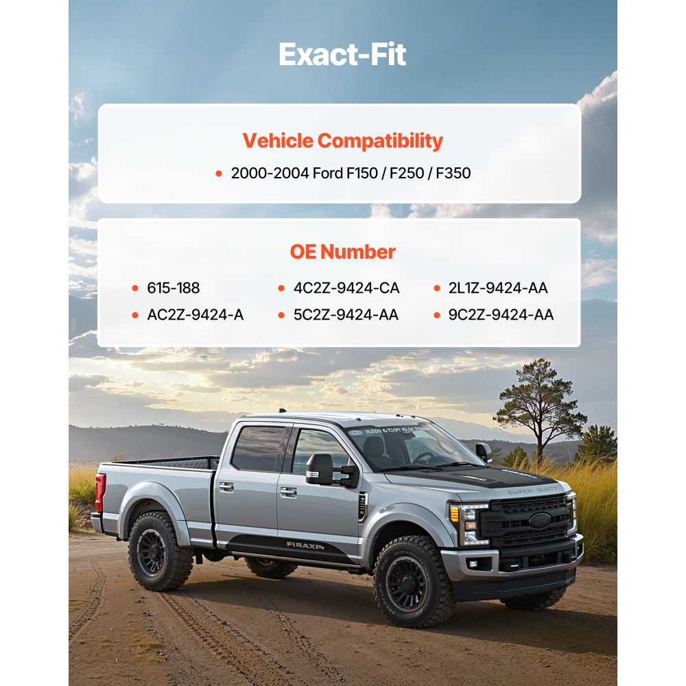 VEVOR Intake Manifold, with Gasket, Engine Intake Manifold Assembly Compatible with 2000-2004 Ford F150/F250/F350, Replace 615-188, AC2Z-9424-A, 2L1Z-9424-AA, 4C2Z-9424-CA, 5C2Z-9424-AA, 9C2Z-9424-AA