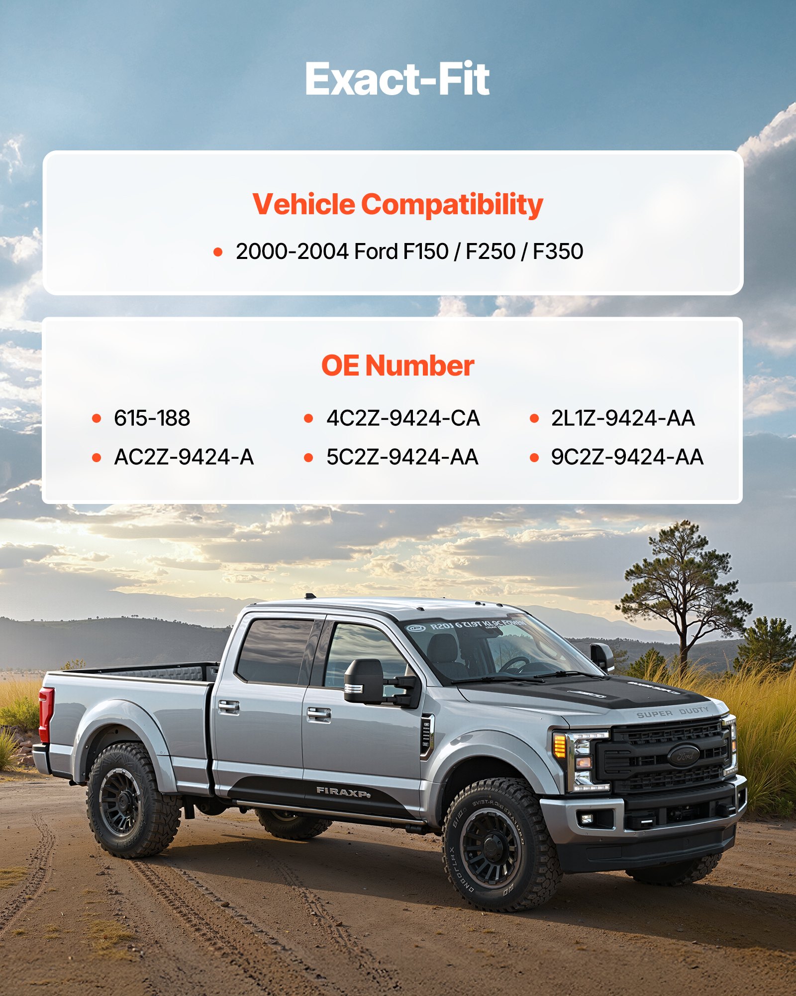 VEVOR Intake Manifold, with Gasket, Engine Intake Manifold Assembly Compatible with 2000-2004 Ford F150/F250/F350, Replace 615-188, AC2Z-9424-A, 2L1Z-9424-AA, 4C2Z-9424-CA, 5C2Z-9424-AA, 9C2Z-9424-AA