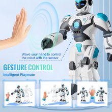 Jucărie robot VEVOR RC Talking Dansing Gesturi și telecomandă vocală programabilă