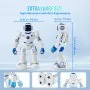 VEVOR RC Robot Toys for Kids, 2.4GHz Programmable Remote Control Smart Robot with Touch, Voice & APP Control, Interactive Singing Dancing Robot for Age 3 4 5 6 7 8 10 Year Old Boys Girls Birthday Gift