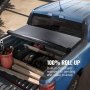 VEVOR Truck Bed Cover, Roll Up Truck Bed Tonneau Cover, Compatible with 2009-2024 Ford F-150 Styleside Bed, for 5.5 x 5.4 ft Bed, Soft PVC material, 100% Bed Access Roll Up Tonneau Cover