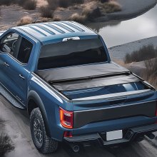 VEVOR Truck Bed Cover, Roll Up Truck Bed Tonneau Cover, Compatible with 2009-2024 Ford F-150 Styleside Bed, for 1.7m x 1.7m Bed, Soft PVC material, 100% Bed Access Roll Up Tonneau Cover