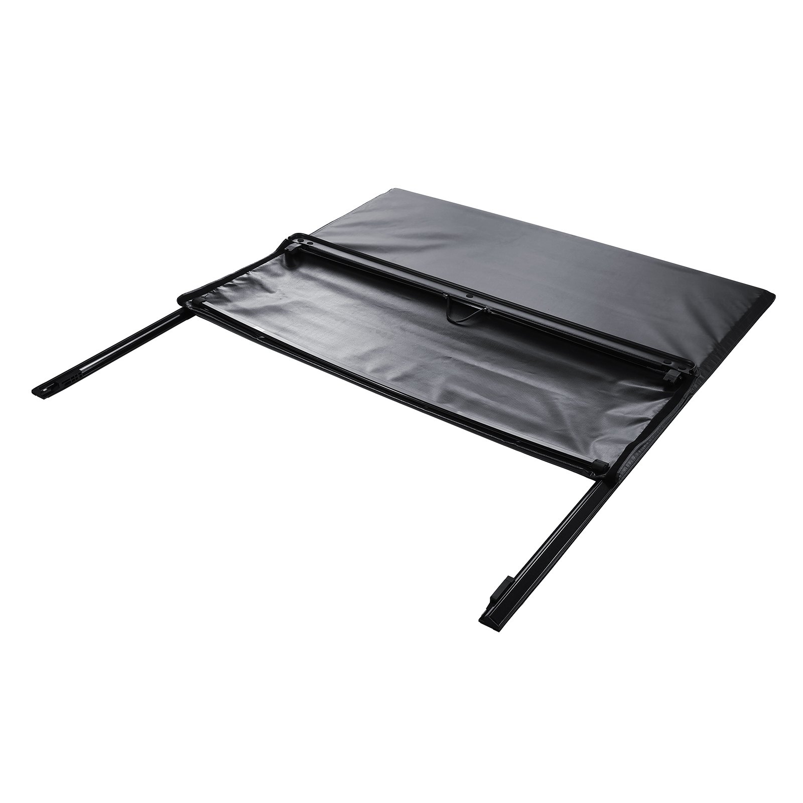 VEVOR Truck Bed Cover, Roll Up Truck Bed Tonneau Cover, Compatible with 2019-2024 Chevy Silverado GMC Sierra 1500 (NOT FIT 19-24 Classic) Bed, for 5.8 x 5.3 ft Bed, Soft PVC, Roll Up Tonneau Cover