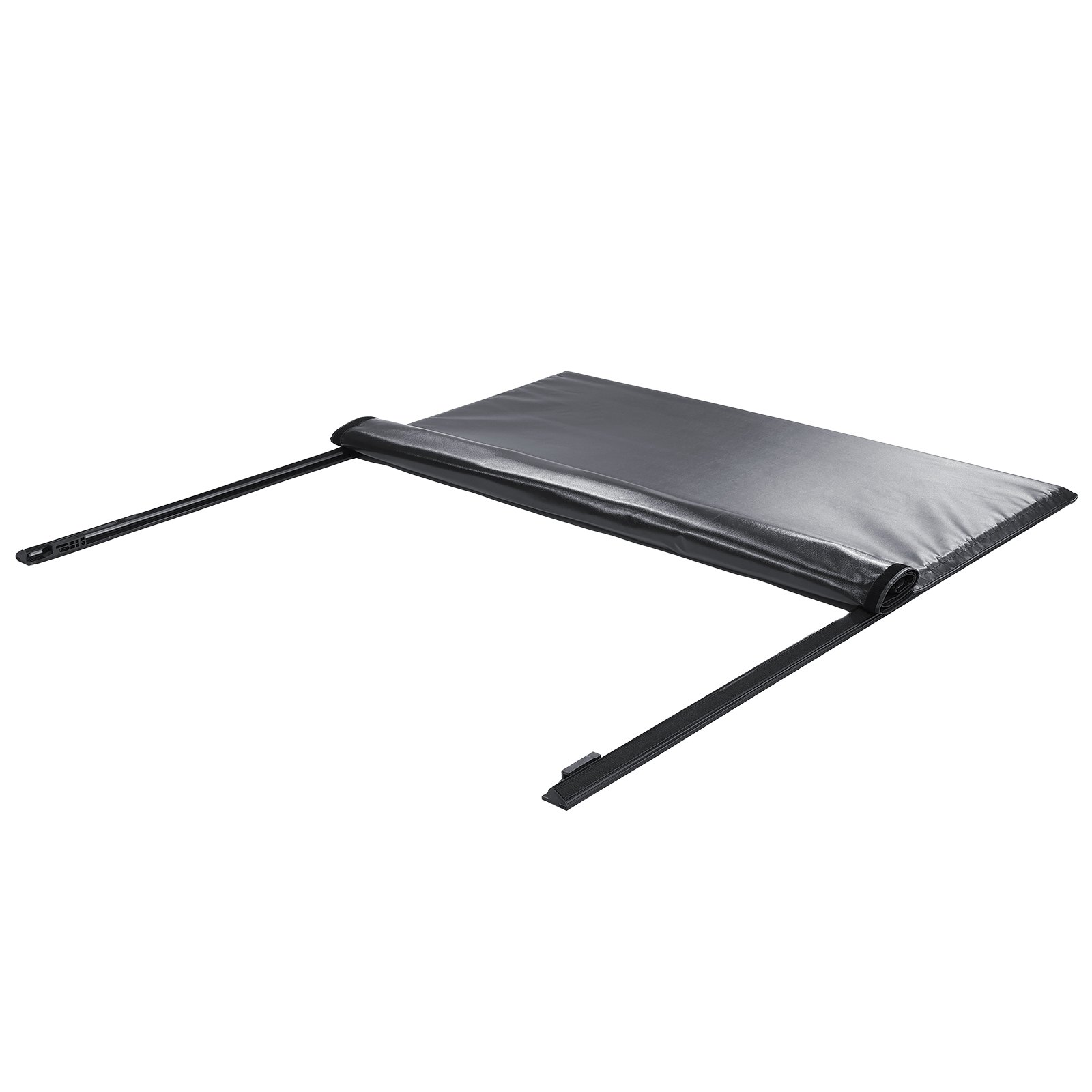 VEVOR Truck Bed Cover, Roll Up Truck Bed Tonneau Cover, Compatible with 2019-2024 Chevy Silverado GMC Sierra 1500 (NOT FIT 19-24 Classic) Bed, for 5.8 x 5.3 ft Bed, Soft PVC, Roll Up Tonneau Cover