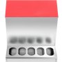 VEVOR Galvanized Poultry Feeder Chicken Feeder No Waste 25lbs Metal Feeder