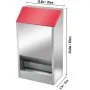 VEVOR Galvanized Poultry Feeder Chicken Feeder No Waste 22.6 kg Metal Feeder