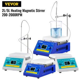 VEVOR Magnetic Stirrer Hot Plate, 200-2000 RPM Digital Hotplate