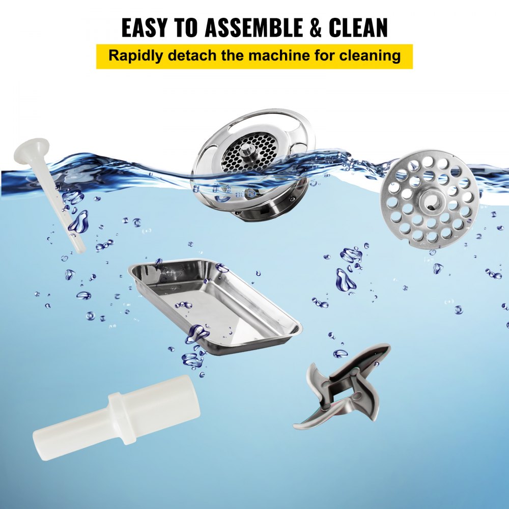 VEVOR Electric Meat Grinder Meat Mincer 2200W Commercial Meat Grinder Electric Mincer Machine 770Lbs Per Hour Meat Mincer Sausage Maker for Kitchen Home