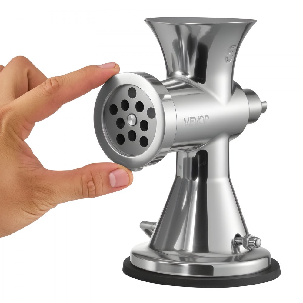 VEVOR Meat Grinder Manual 304 Stainless Steel Hand Operated Meat Grinder Multifunctional Crank Sausage Maker Coffee Powder Grinder for Household for Beef Chicken Pepper Mushroom Coffee
