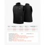 VEVOR Heated Vest, Men Electric Heating Vest with 16000 mAh Battery Pack, 6 Heating Zones Lightweight Rechargeable Winter-Vest with 3 Levels, for Outdoor Hiking Camping Fishing Skiing, Size L