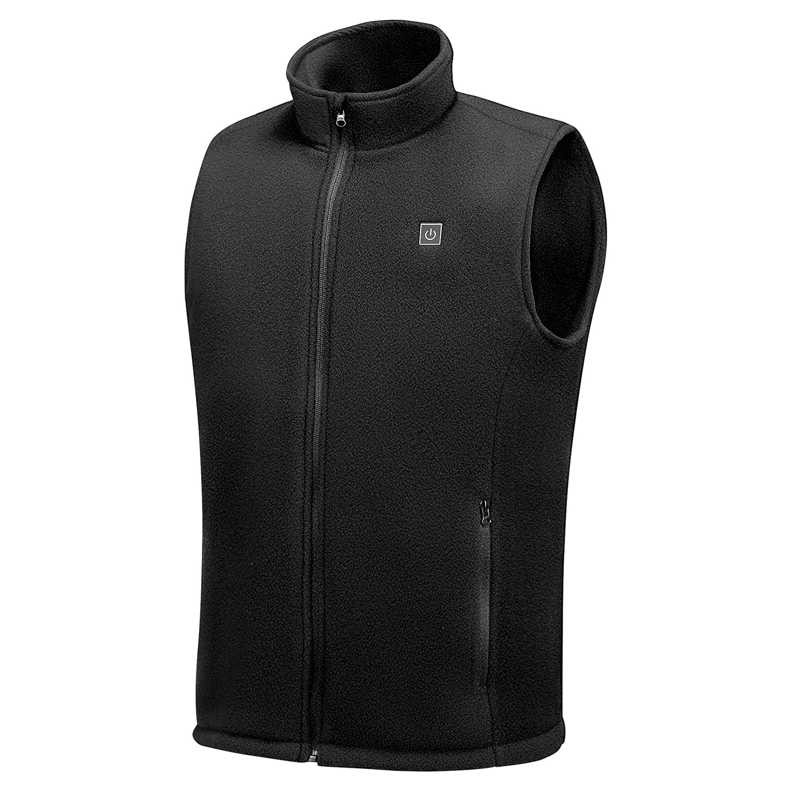 VEVOR Heated Vest, Men Electric Heating Vest with 16000 mAh Battery Pack, 6 Heating Zones Lightweight Rechargeable Winter-Vest with 3 Levels, for Outdoor Hiking Camping Fishing Skiing, Size L