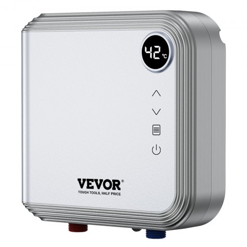VEVOR Tankless Water Heater Electric, 7kw On Demand Instant Under Sink Water Boiler, Digital Temperature Display & Easy Installation & 24-Hour Water Supply, For Kitchen Bathroom Faucet And Shower