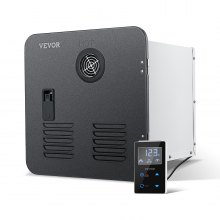 VEVOR RV Tankless Water Heater, Instant Shower with 15 x 15 inches Black Door and Remote Controller, 42000BTU Optimized Comfort Performance Hot Water, Ideal for RVers' Family Everyday Use, Black