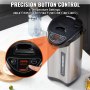 VEVOR Hot Water Dispenser, Adjustable 4 Temperatures Water Boiler and Warmer, 304 Stainless Steel Countertop Water Heater, 3-Way Dispense for Tea, Coffee and Baby Formula, 5L/169 oz