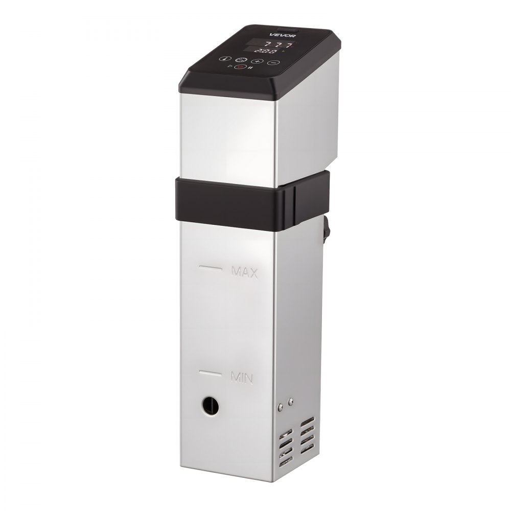 Cocedor de precisión VEVOR Sous Vide, máquina de cocción Sous-Vide de 1500 W, circulador de inmersión con pantalla digital LED, abrazadera de tornillo ajustable, calentamiento rápido, control preciso de temperatura y temporizador, Sous-Vide