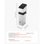 Cocedor de precisión VEVOR Sous Vide, máquina de cocción Sous-Vide de 1500 W, circulador de inmersión con pantalla digital LED, abrazadera de tornillo ajustable, calentamiento rápido, control preciso de temperatura y temporizador, Sous-Vide