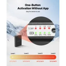 VEVOR Electric Heated Socks 5000mAh Battery Powered Heated Socks for Hunting
