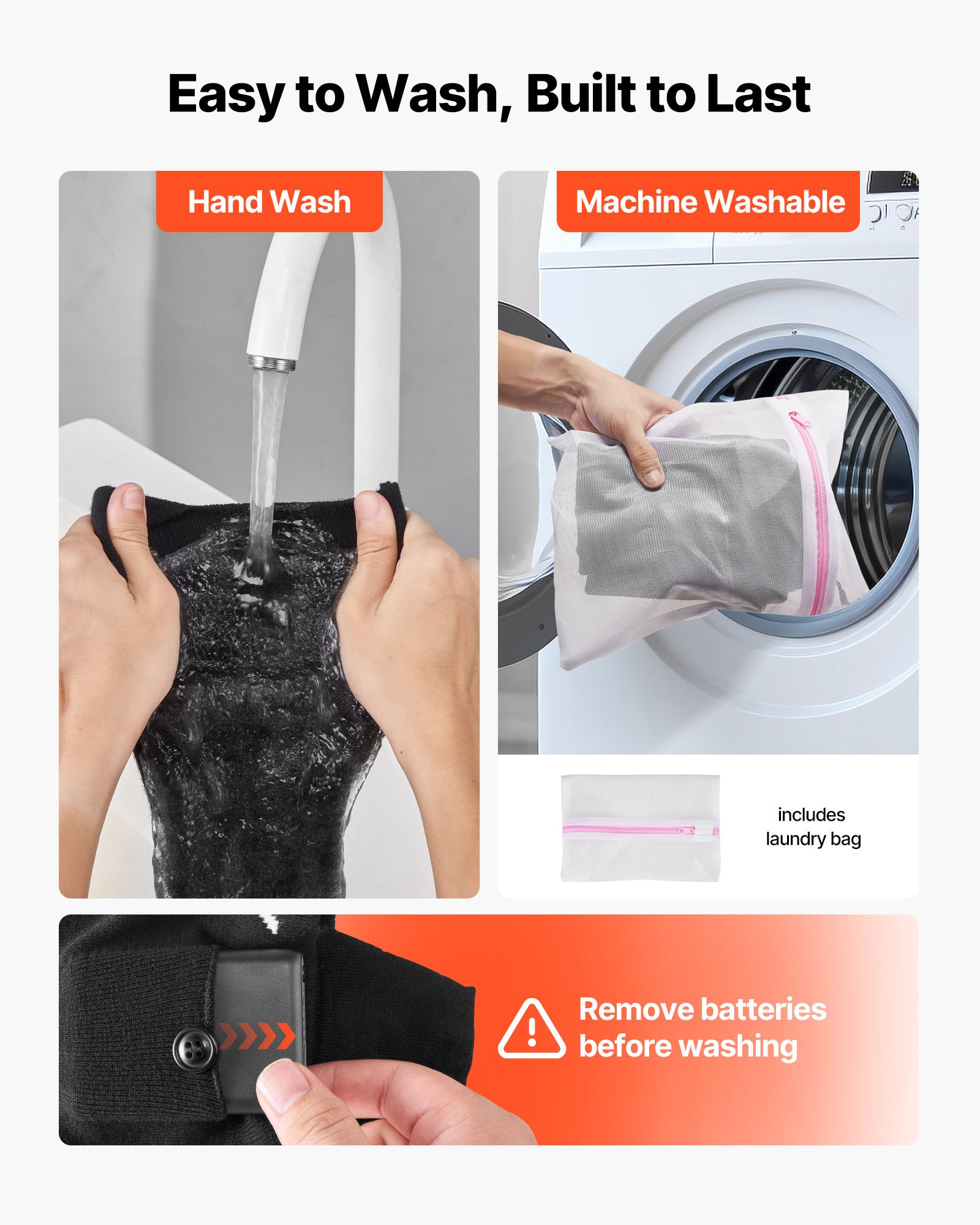 VEVOR Varmesokker, 5000mAh batteridrevet, oppladbare varmesokker med 4 varmenivåer, elektrisk oppvarmet sokk for menn kvinner, fotvarmer for jakt ridning camping fotturer ski, utendørs arbeid