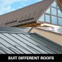Vevor 38ft Roof & Gutter De-icing Kit Heat Tape Cable For Roof Ice Damp Prevent