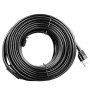 VEVOR Cable de calor para techo, cinta de 38 pies, 115-125 V con termostato, calentador de canalón, tiras de 18 AWG, cinta de prevención de presa de hielo autorregulable, 40 a 105?, negro