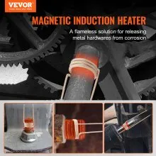 VEVOR Magnetic Induction Heater Hand-held Induction Heater 1KW for Bolts Removal