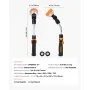 VEVOR Watering Wand, 15-Inch Heavy Duty Garden Hose Wand with 8 Spray Patterns & 180° Swivel Head, Long Hose Nozzle Sprayer with on/off Thumb Control, Ideal for Hanging Baskets, Shrubs, Garden, Lawn