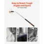 Heavy Duty Garden Hose Wand 36'' Long with 8 Spray Patterns & 180° Swivel Head