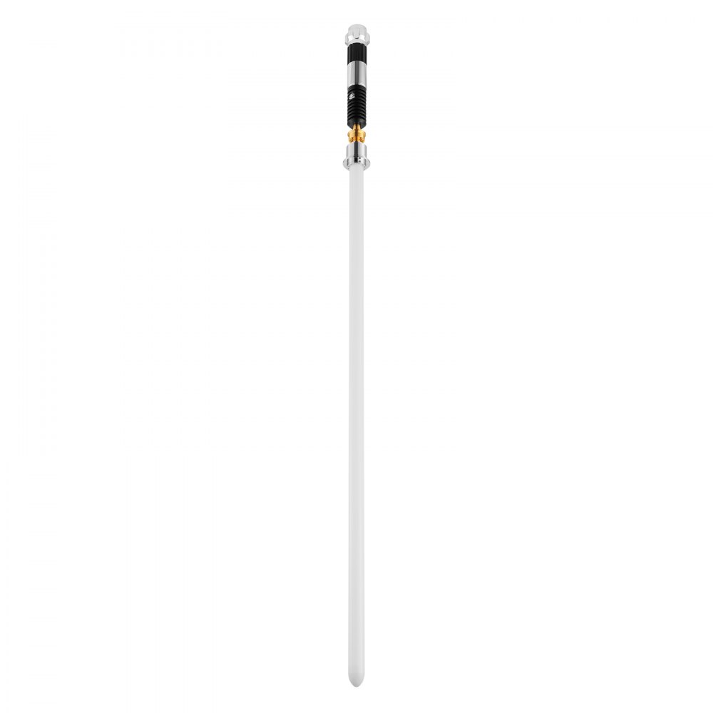 VEVOR Light Sword, Light up Sword with 12 RGB Colors, 16 Sound Modes and Realistic Handle, Rechargeable Light Up Sword Toy for Adults and Kids, Christmas, Halloween Cosplay, Birthday, Black