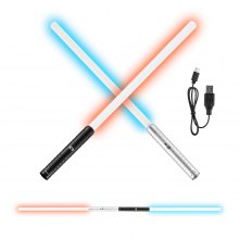 VEVOR Lightsaber 2 Pack 7 RGB Colors Rechargeable Dueling Light Saber