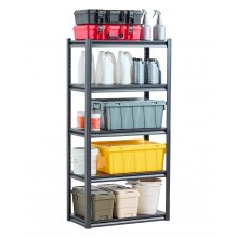 Storage Shelves 16" D x 32" W x 63" H 5-tier Garage Storage Shelving